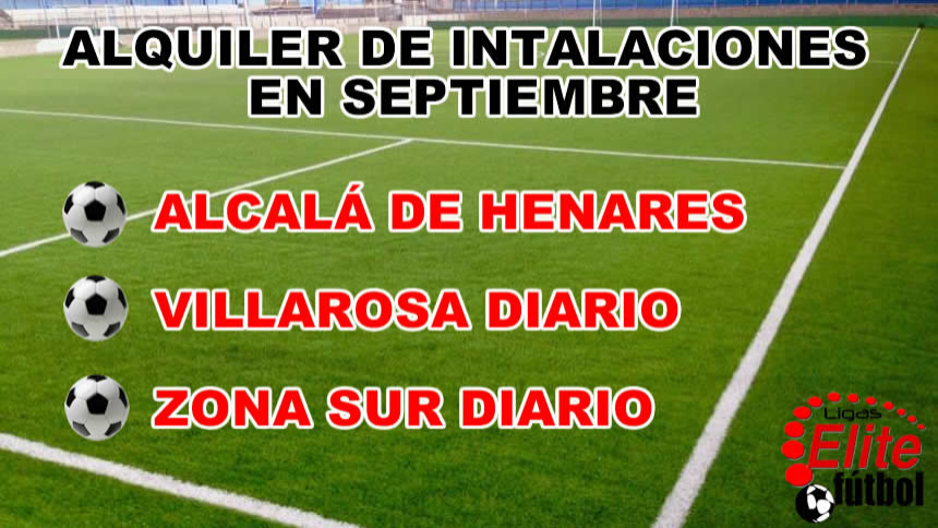 RESERVA TUS INSTALACIONES Y JUEGA PARTIDOS DE PRETEMPORADA